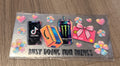Busy doing mom things Monster Energy 16oz double sided UV DTF wrap