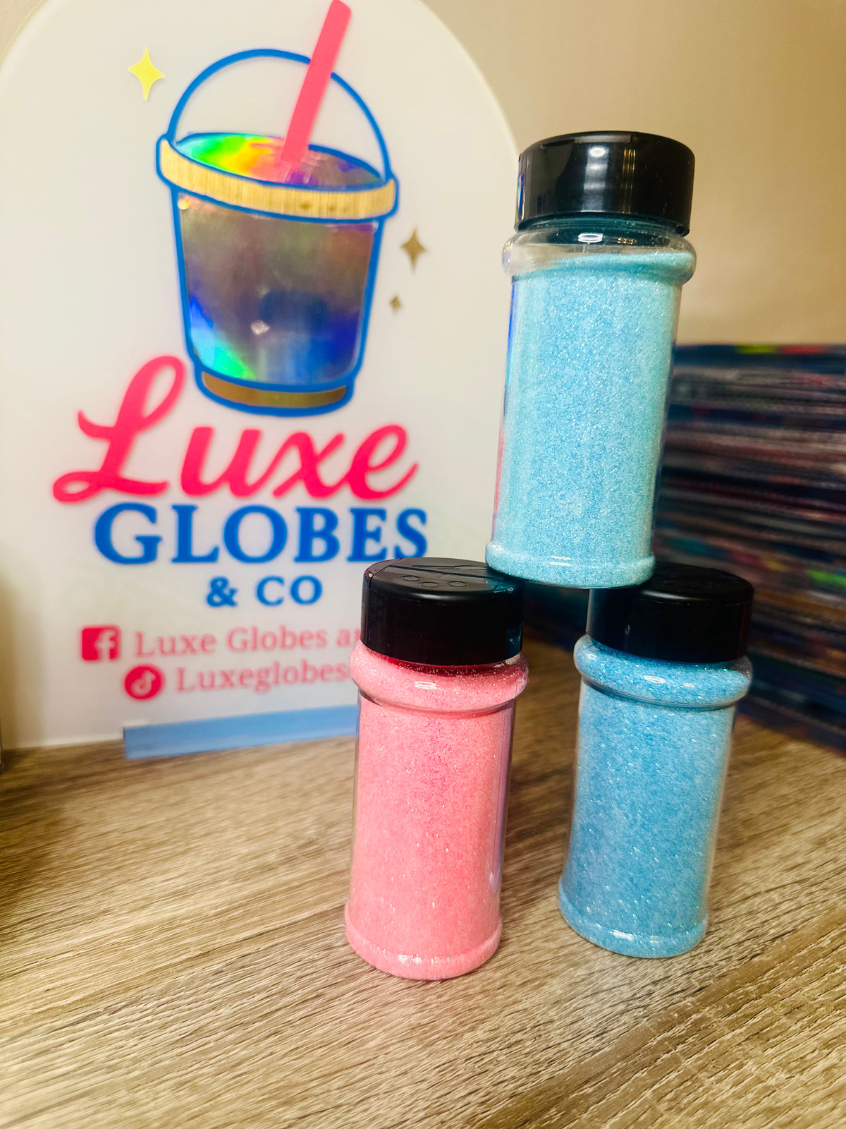 PET & Solvent Resistant Fine Glitter Trio