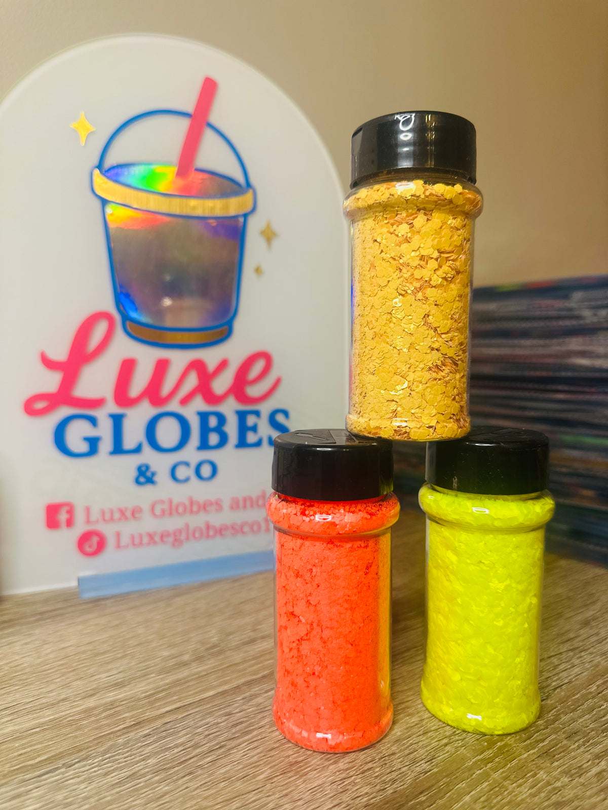 Pet & Solvent Resistant Chunky Mixed Glitter Trio
