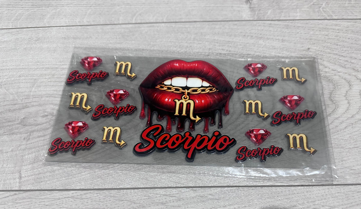 Scorpio 16oz double sided UV DTF wrap