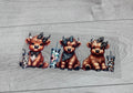 Highland cow 16oz double sided UV DTF wrap