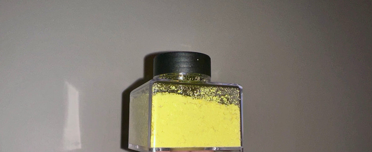 Mellow yellow chunky mix PET glitter 50g