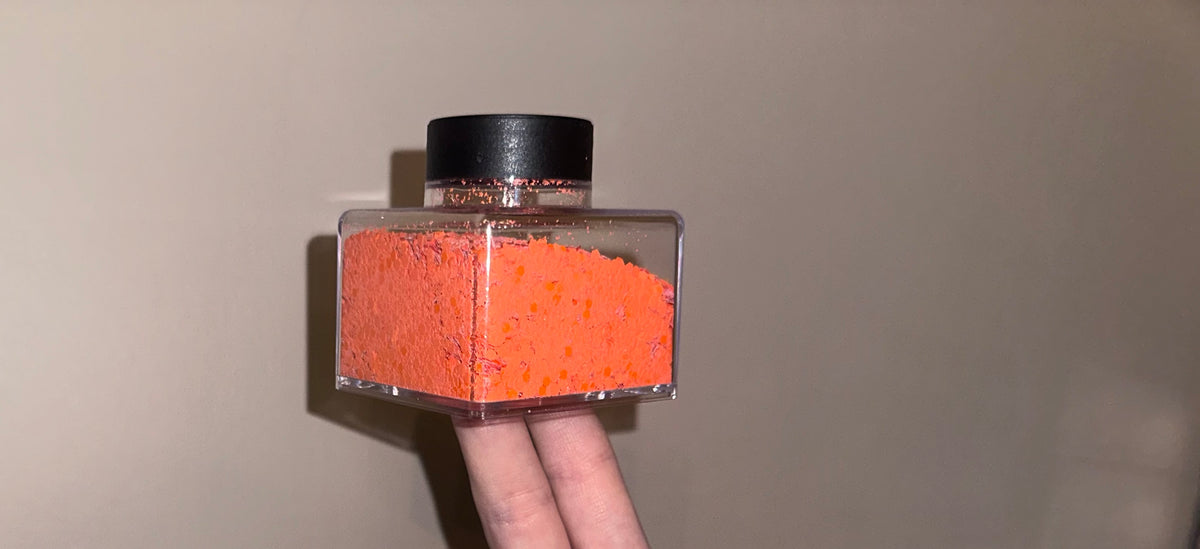 Orange burst chunky mix PET glitter 50g