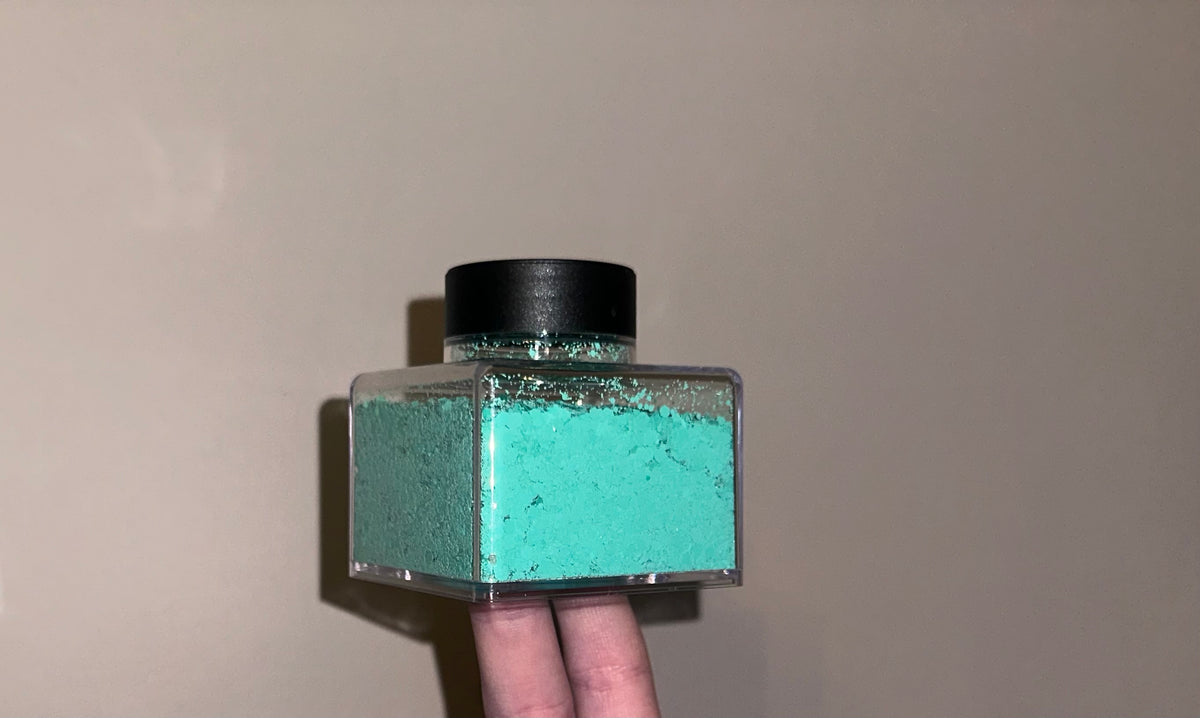 Teal chunky mix PET glitter 50g