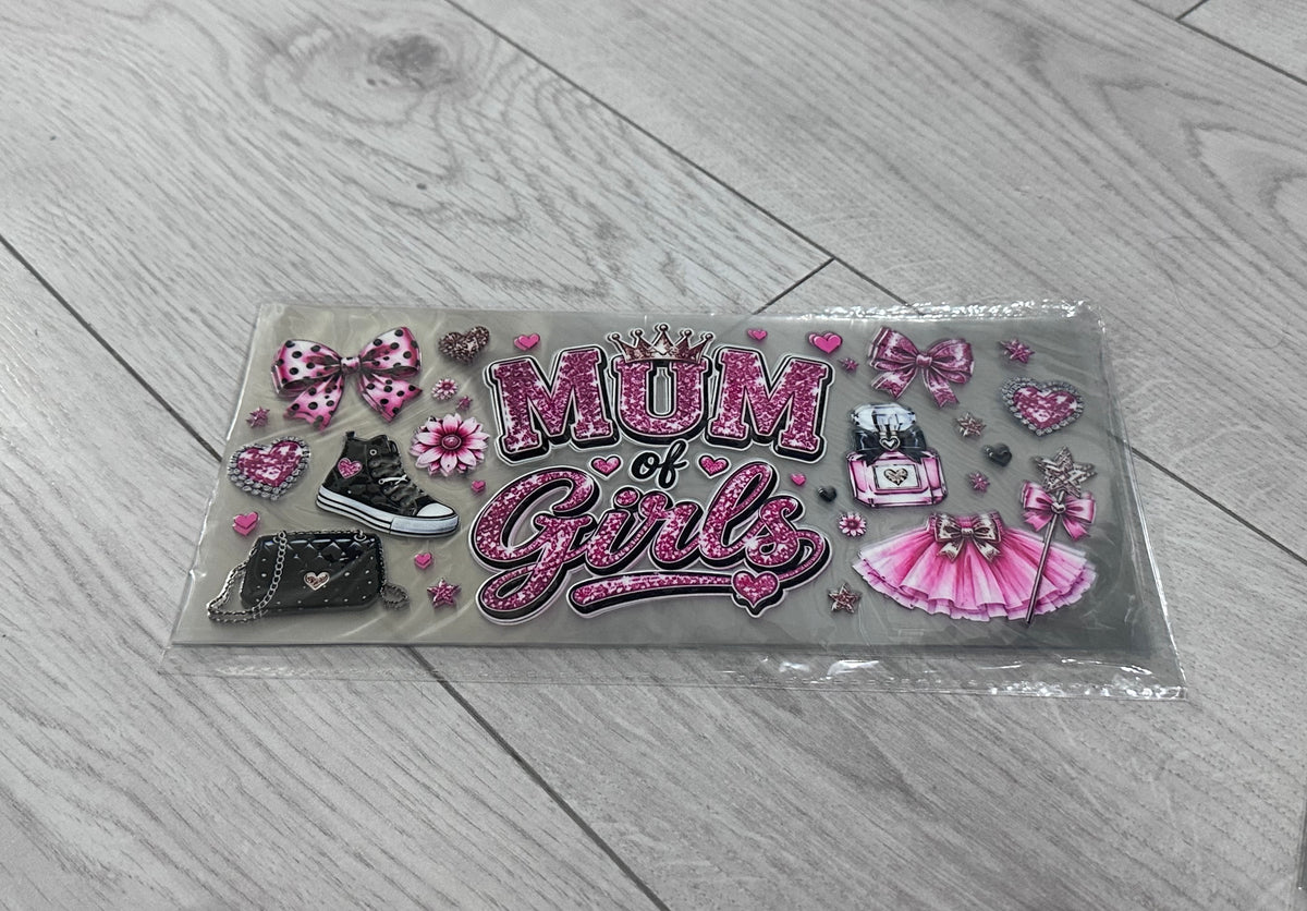 Mum of girls 16oz double sided UV DTF wrap