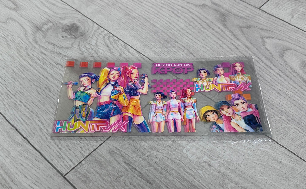 K Pop Demon Hunters 16oz double sided UV DTF wrap