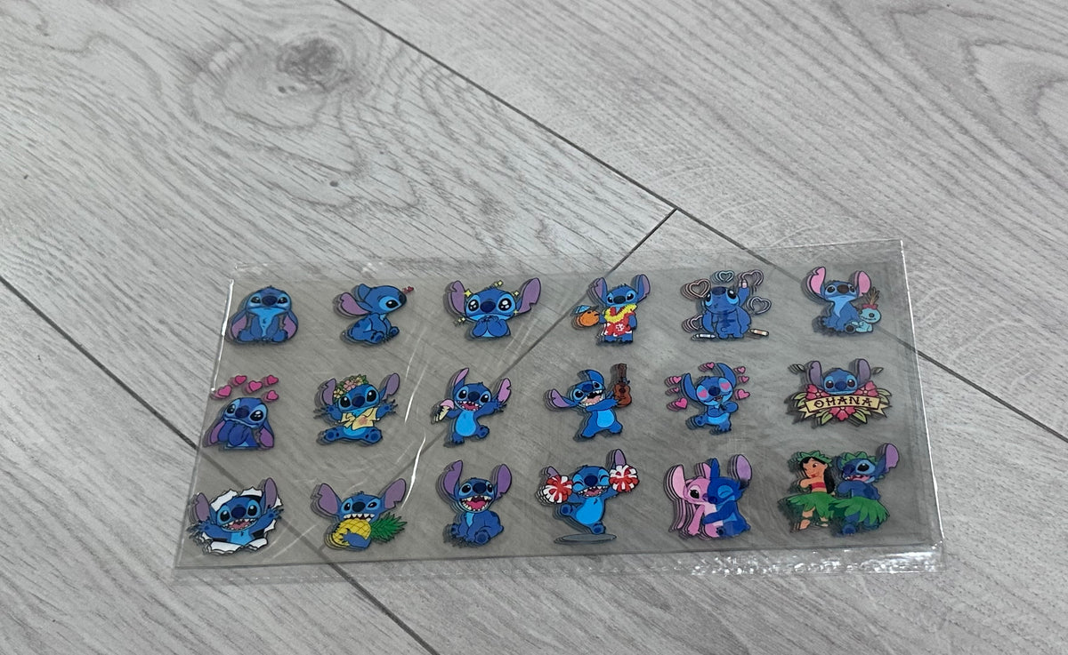 Lilo & stitch 16oz double sided UV DTF wrap