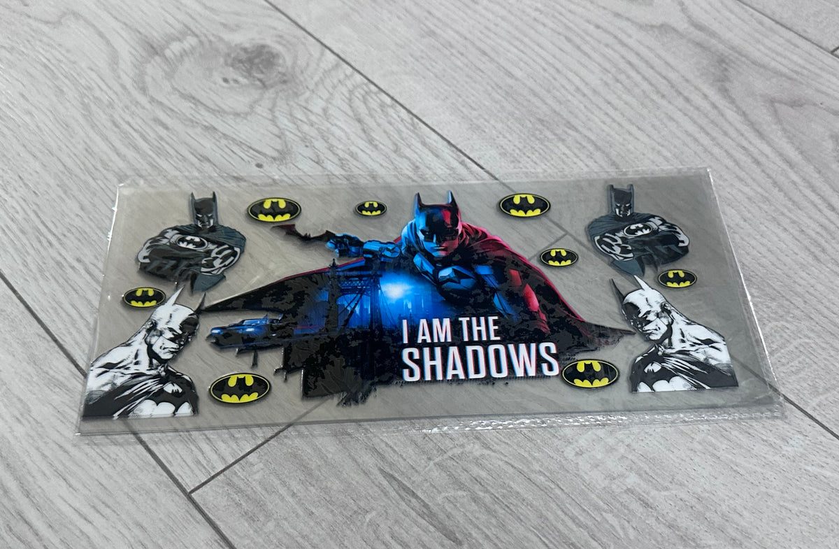 Batman 16oz double sided UV DTF wrap