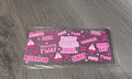 Daily vocab 16oz double sided UV DTF wrap