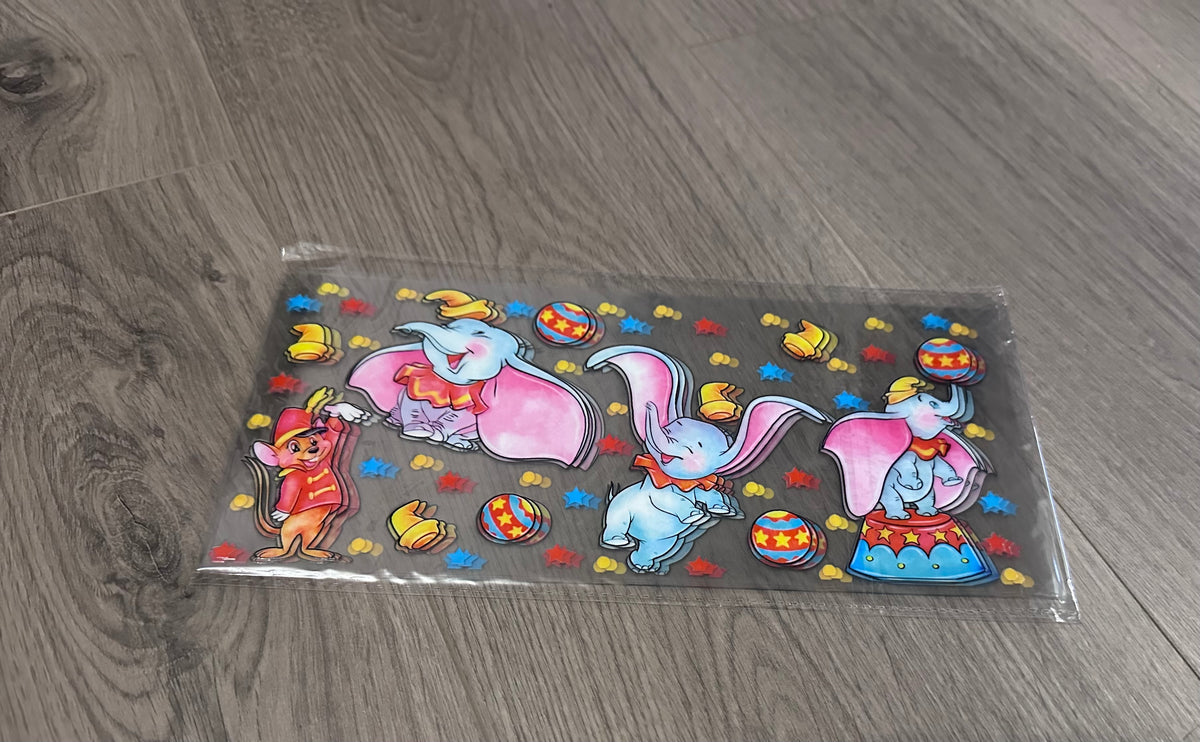 Dumbo 16oz double sided UV DTF wrap