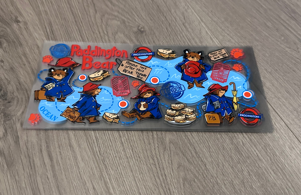 Paddington bear 16oz double sided UV DTF wrap