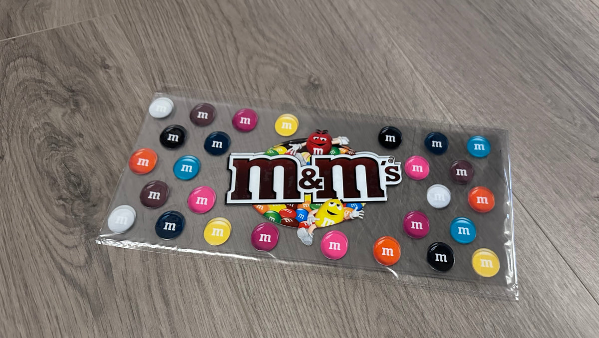 M&M’s double sided UV DTF wrap