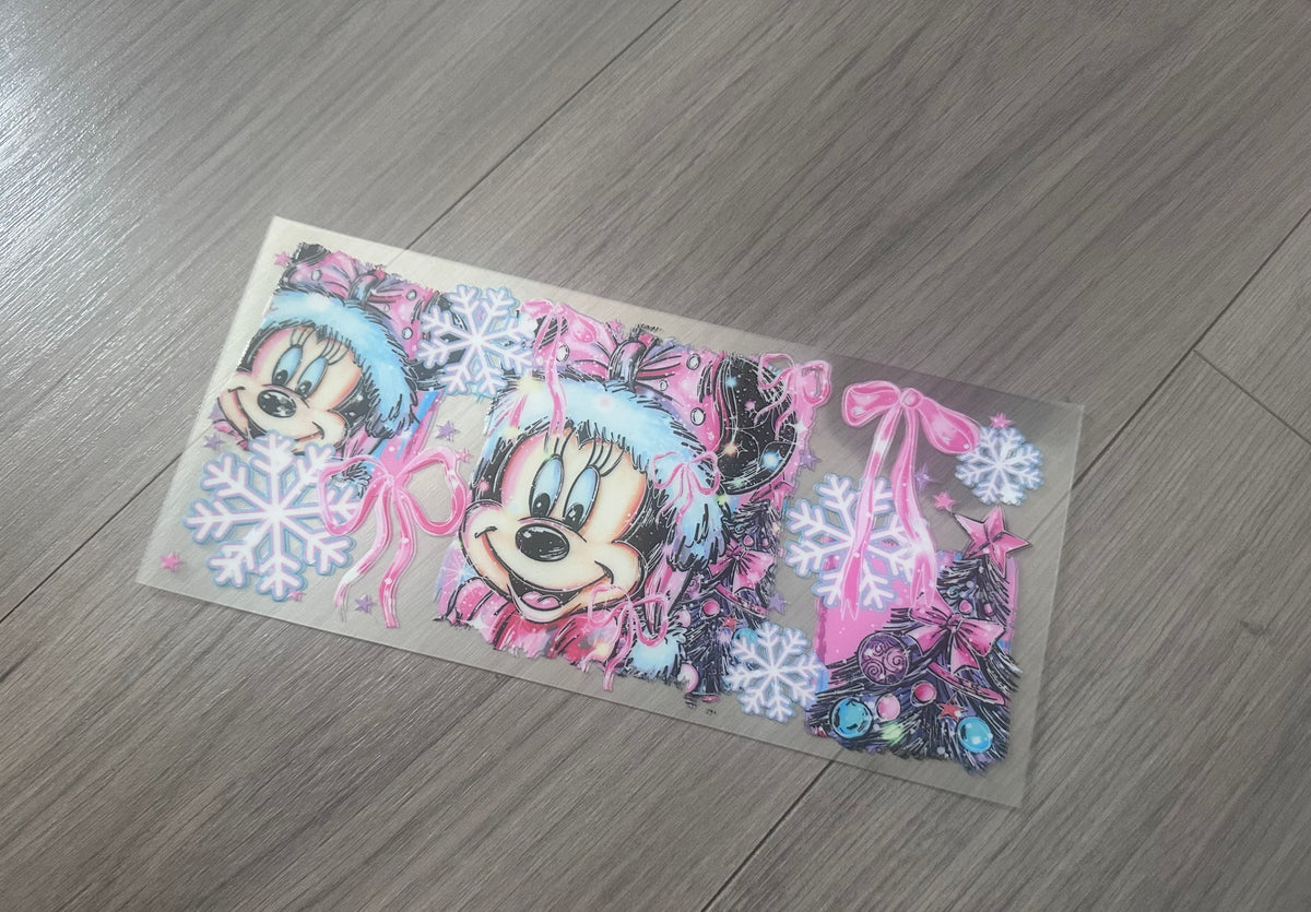 Minnie Mouse 16oz double sided UV DTF wrap