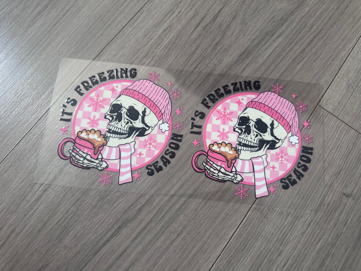 It’s freezing season 16oz double sided UV DTF wrap