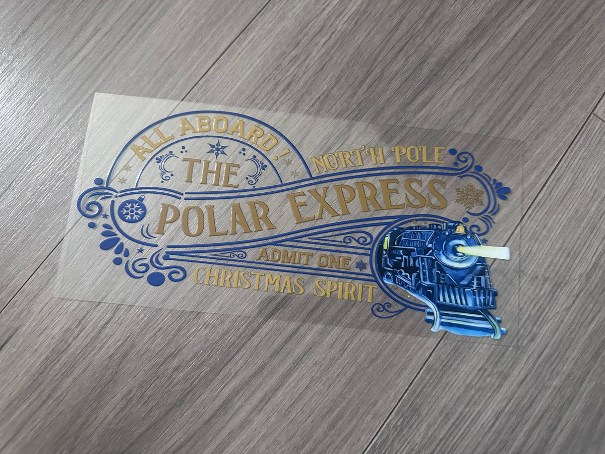 The polar express 16oz double sided UV DTF wrap