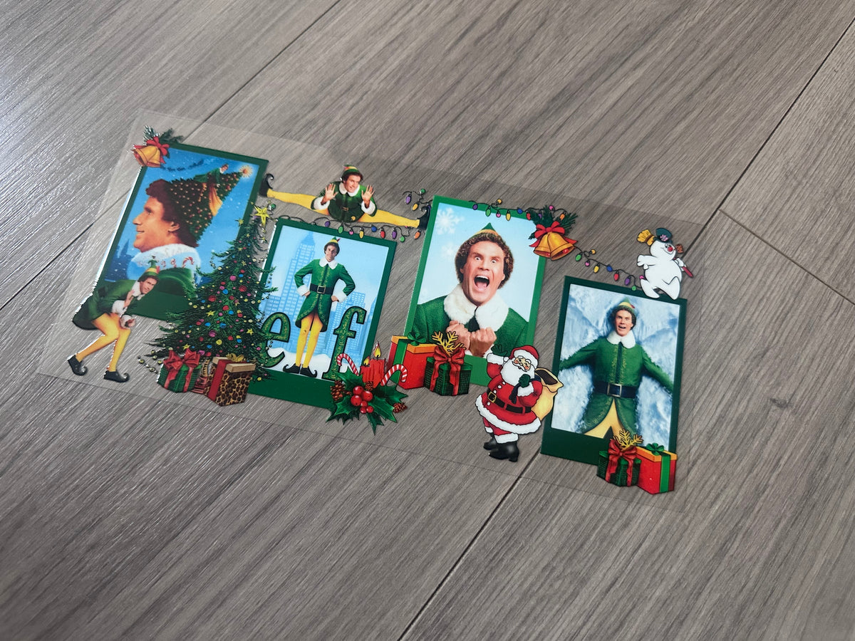 Elf movie 16oz double sided UV DTF wrap