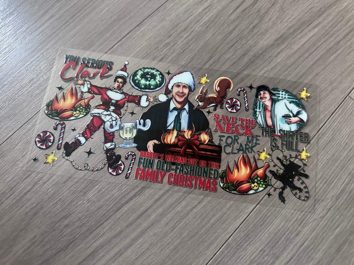 National lampoons Christmas vacation 16oz double sided UV DTF wrap