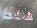 Santa Christmas 16oz double sided UV DTF wrap