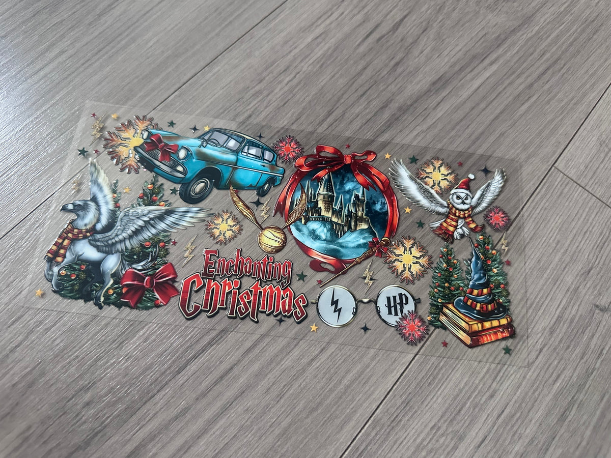 Harry Potter Christmas 16oz double sided UV DTF wrap