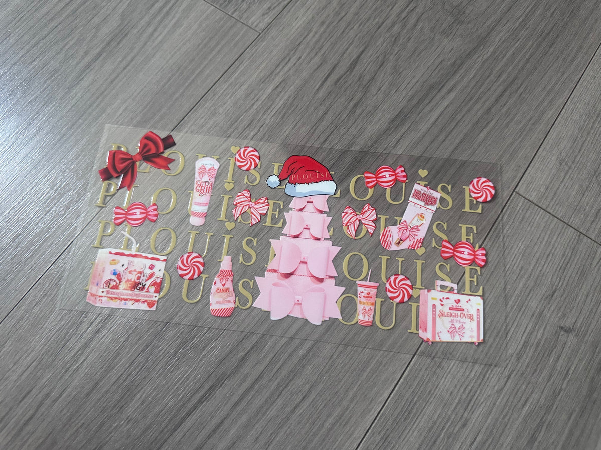 P Louise Christmas 16oz Double sided UV DTF wrap