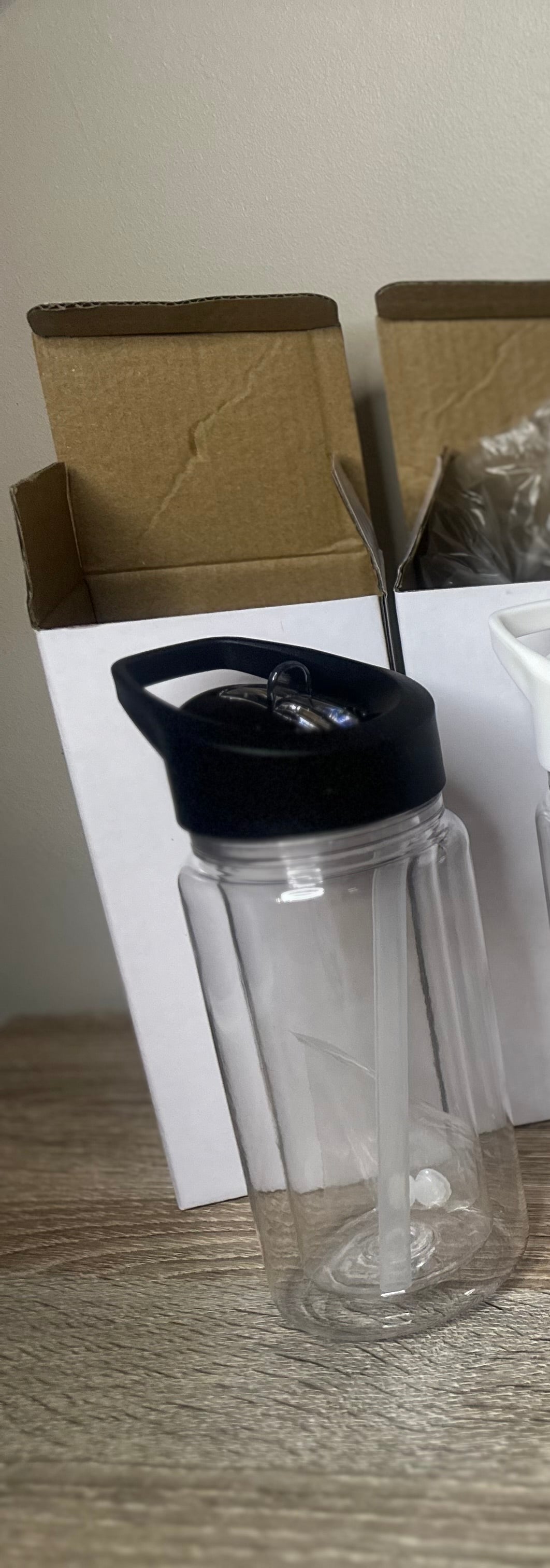 10oz Pre-drilled Snowglobe Water Bottle Blank