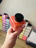 Bright Orange Bubble Glitter 50g | Solvent Resistant PET Glitter for Snow Globe Tumblers