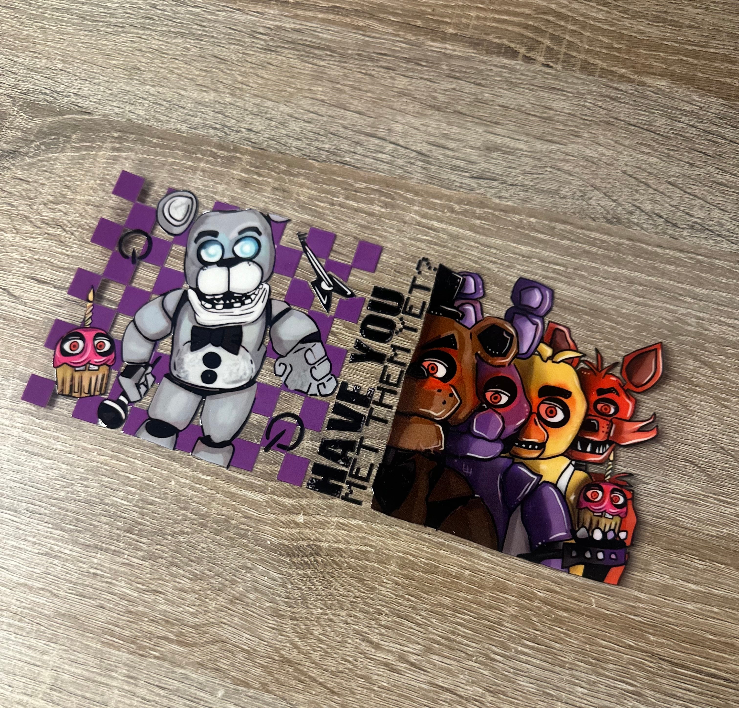 Five Nights 16oz Double Sided UV DTF Wrap