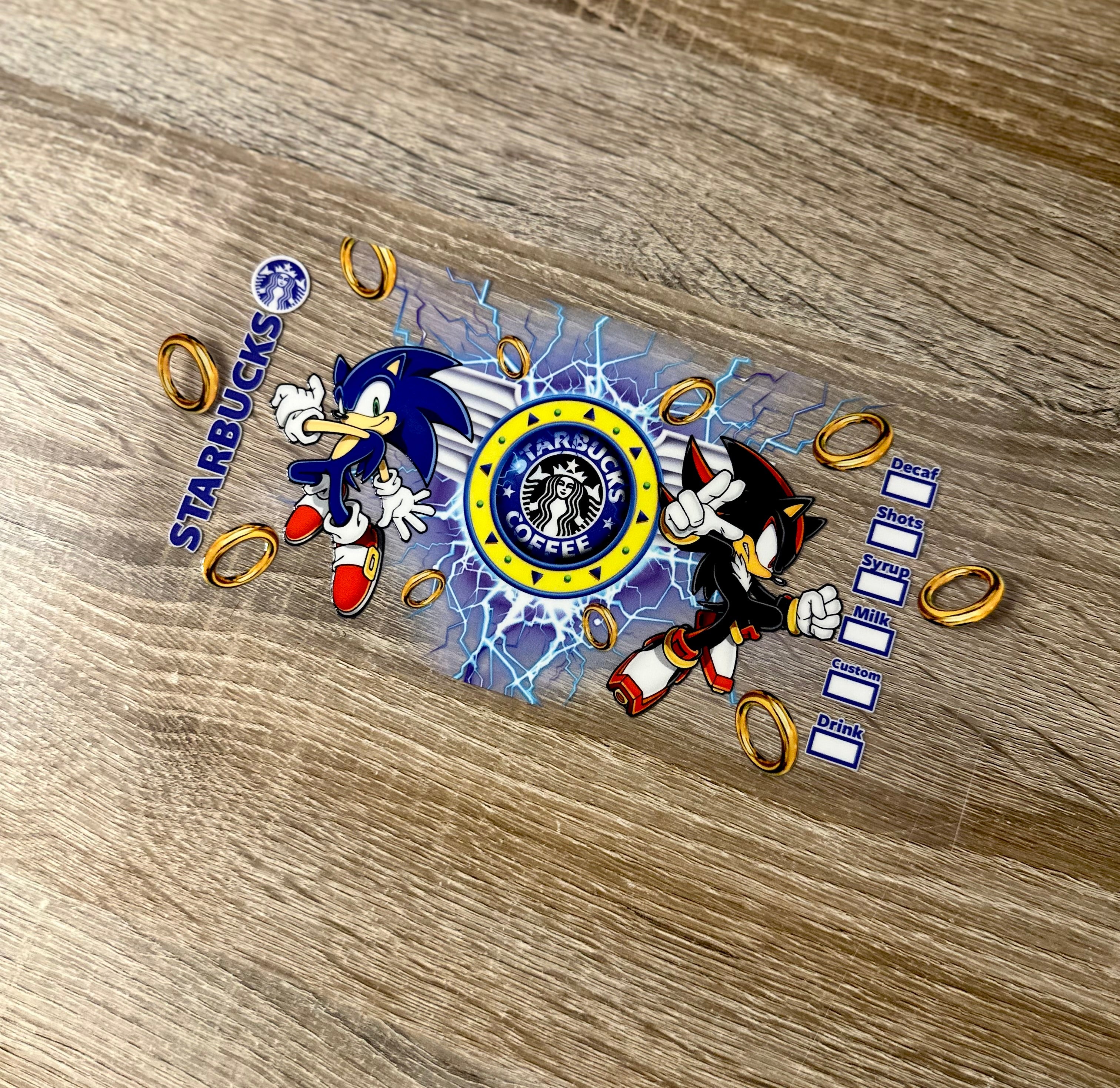 Sonic 16oz Double Sided UV DTF Wrap