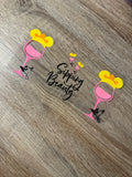 Sipping beauty 16oz Double Sided UVDTF wrap