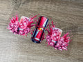 Pink redbull 16oz Double Sided UV DTF Wrap