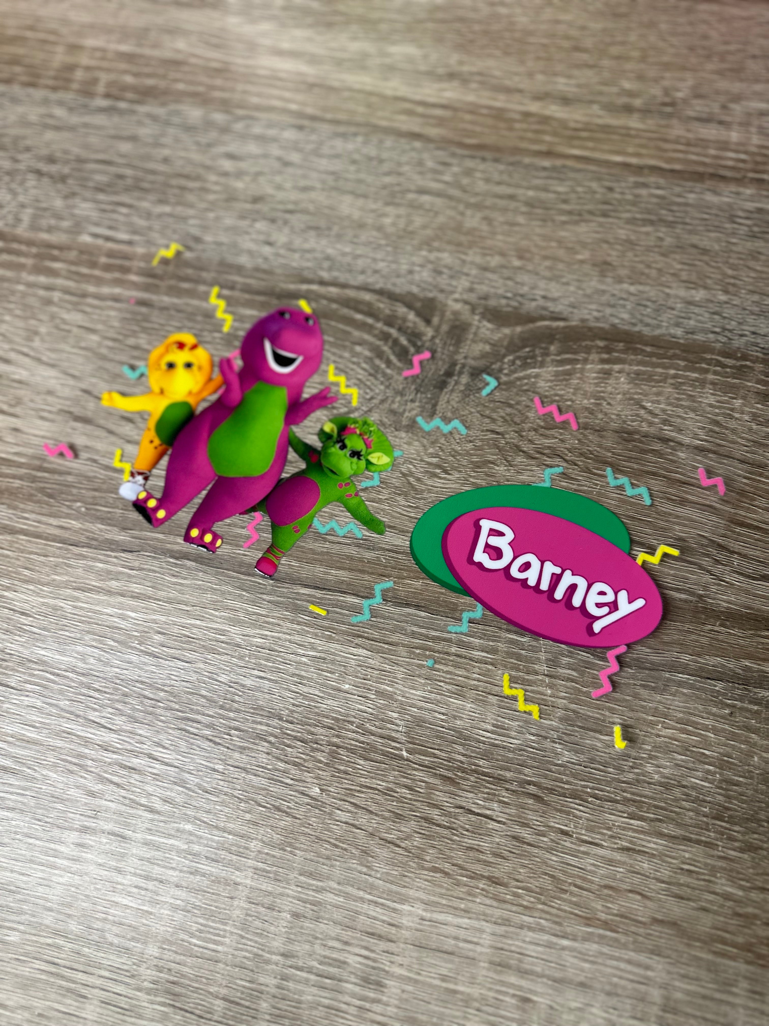 Barney 16oz Double Sided UV DTF Wrap