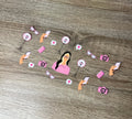 Social media creator 16oz Double Sided UV DTF Wrap