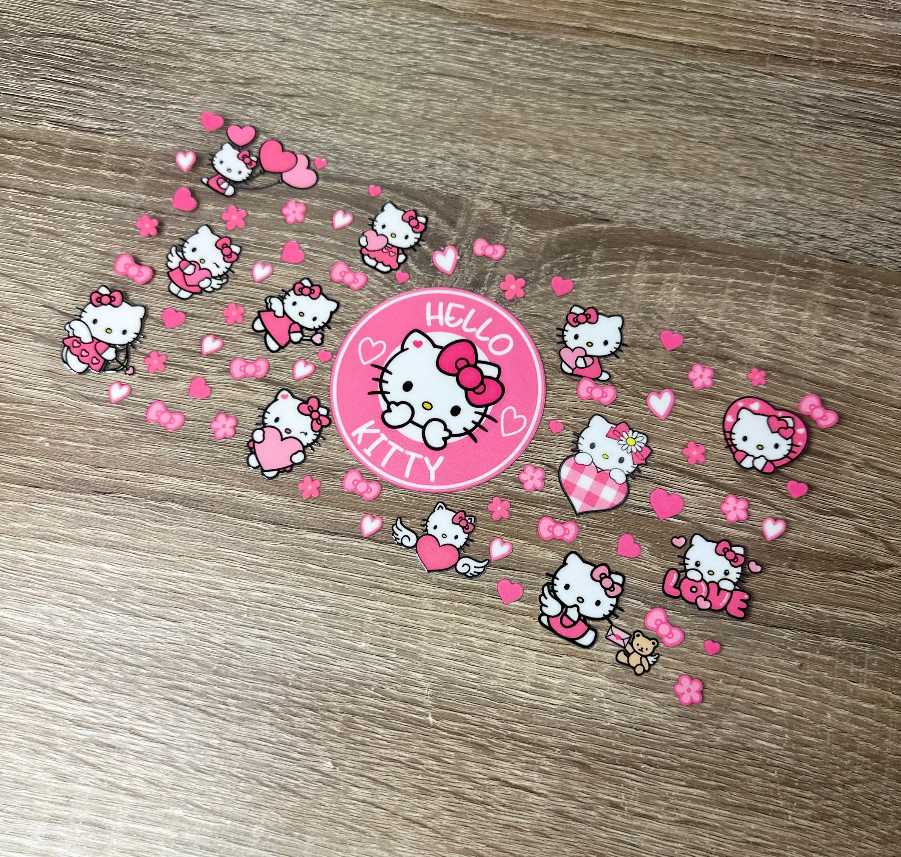 Hello kitty 16oz Double Sided UV DTF Wrap