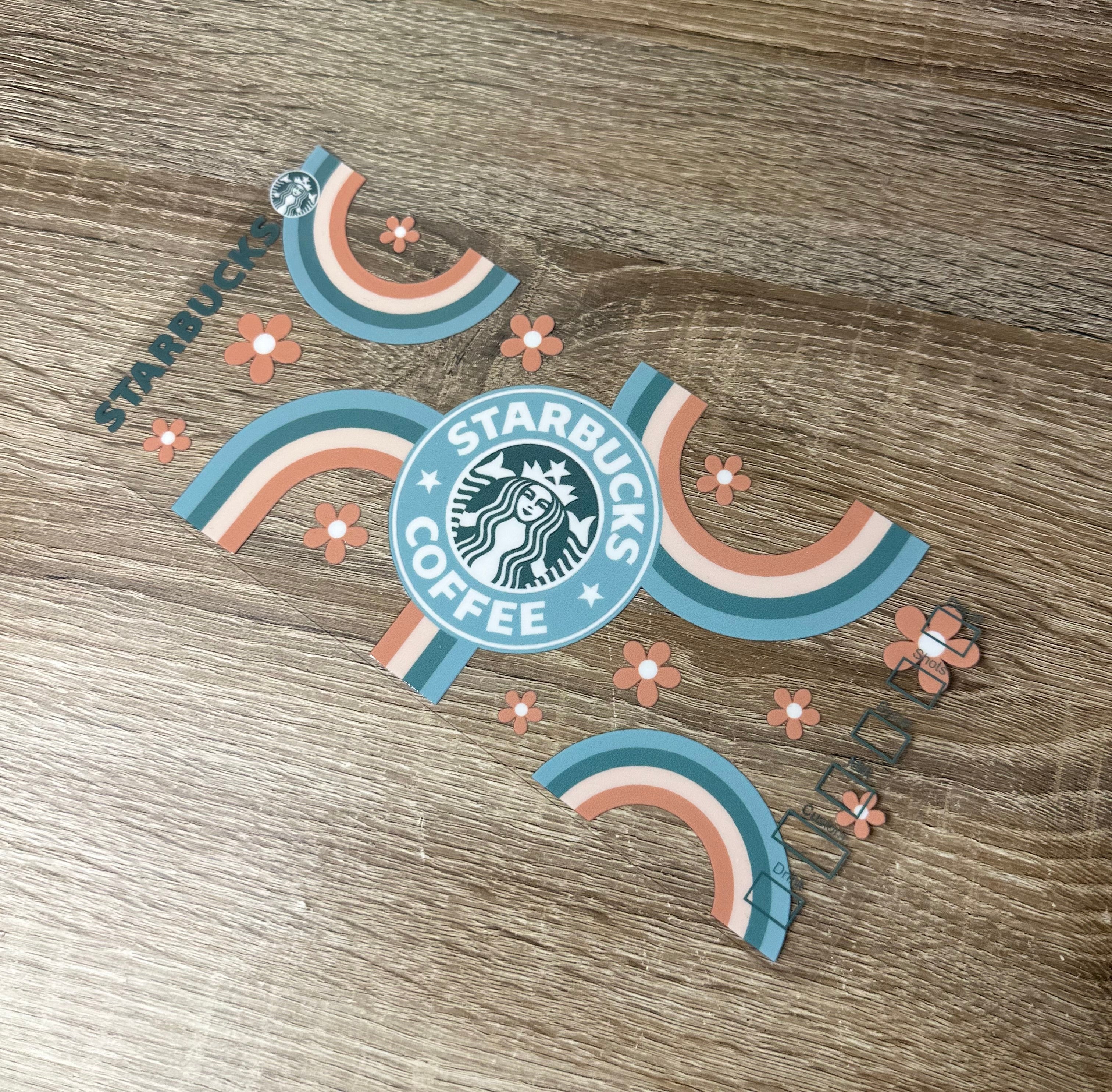 Starbucks 16oz Double Sided UV DTF Wrap