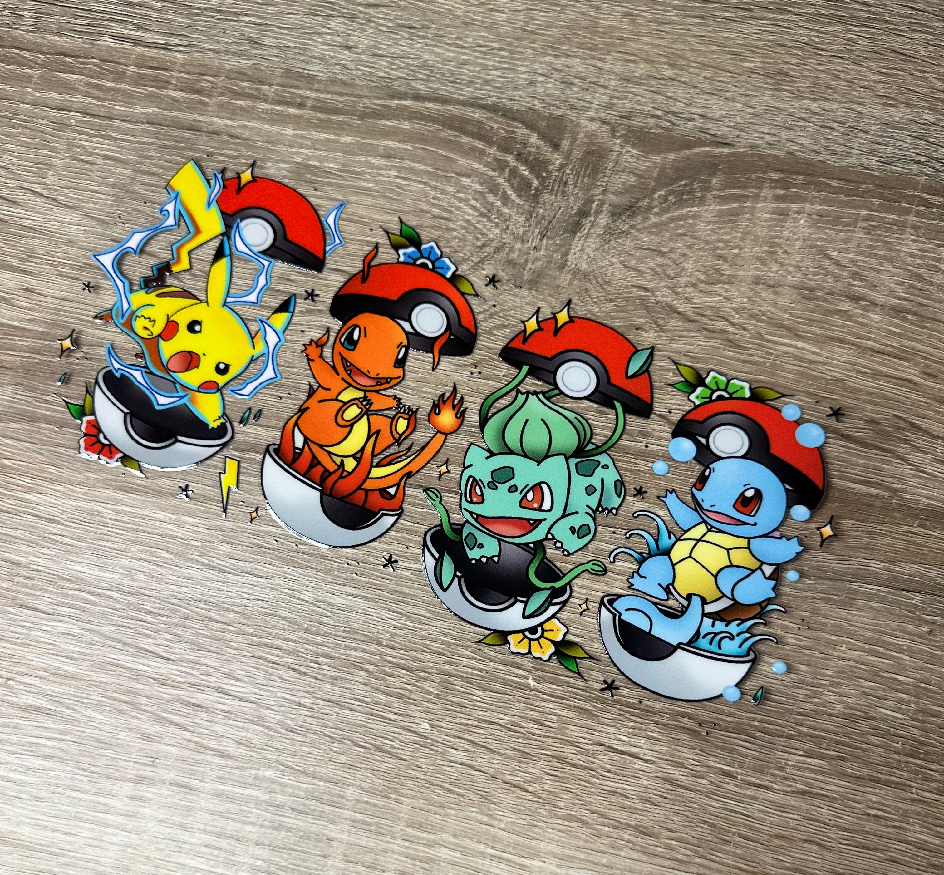 Pokemon 16oz Double Sided UV DTF Wrap