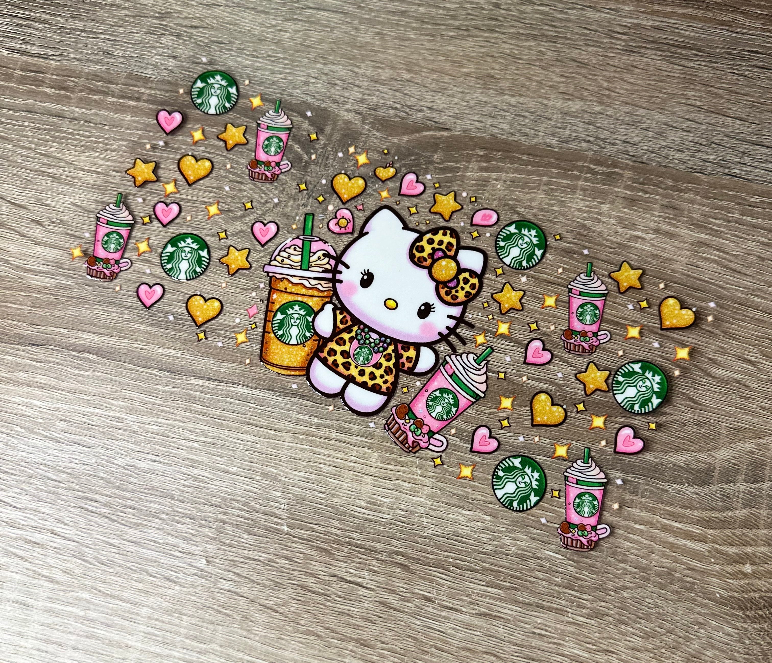 Hello kitty 16oz Double Sided UV DTF Wrap