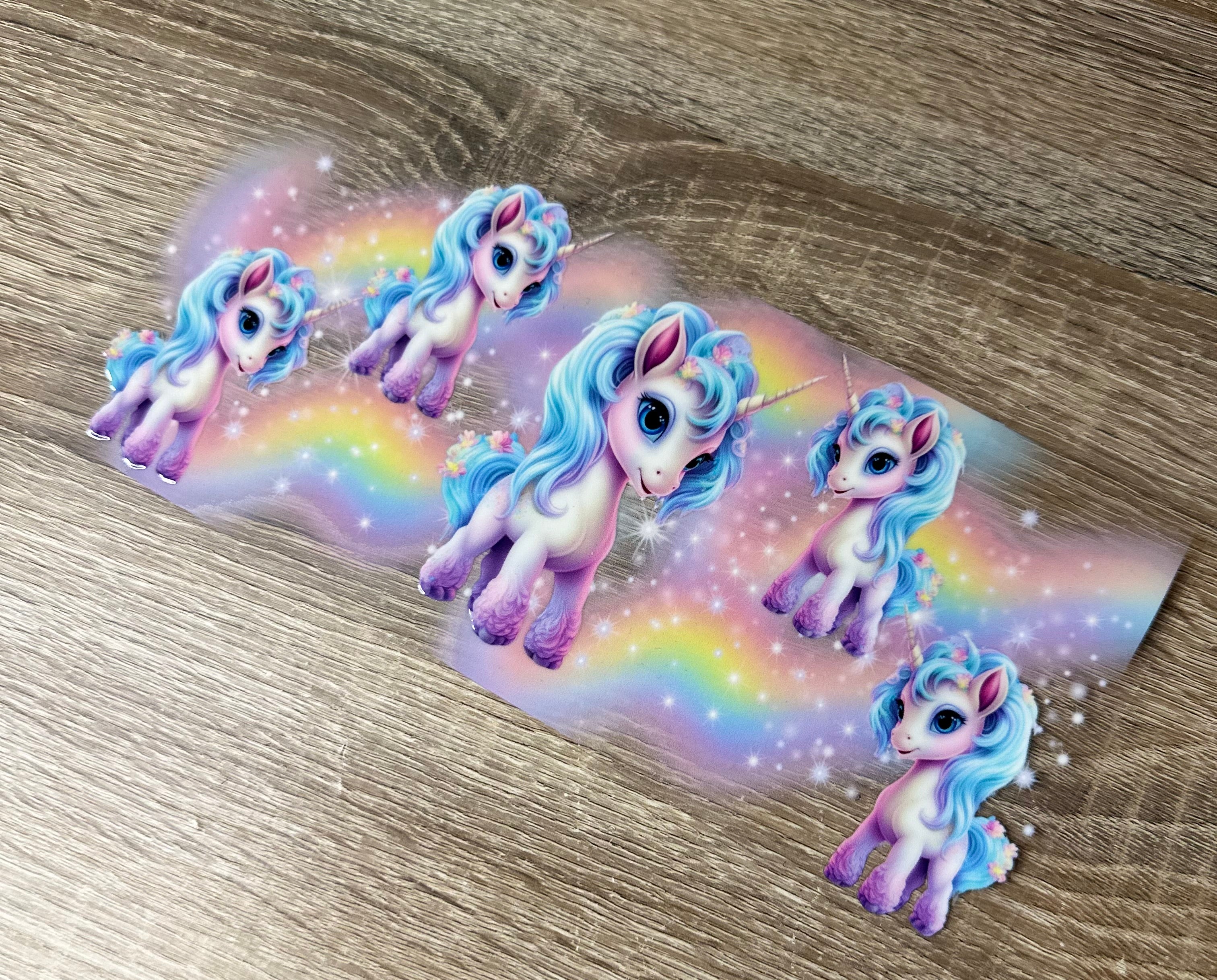 Unicorns 16oz Double Sided UV DTF Wrap