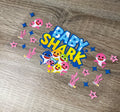 Baby shark 16oz Double Sided UV DTF Wrap