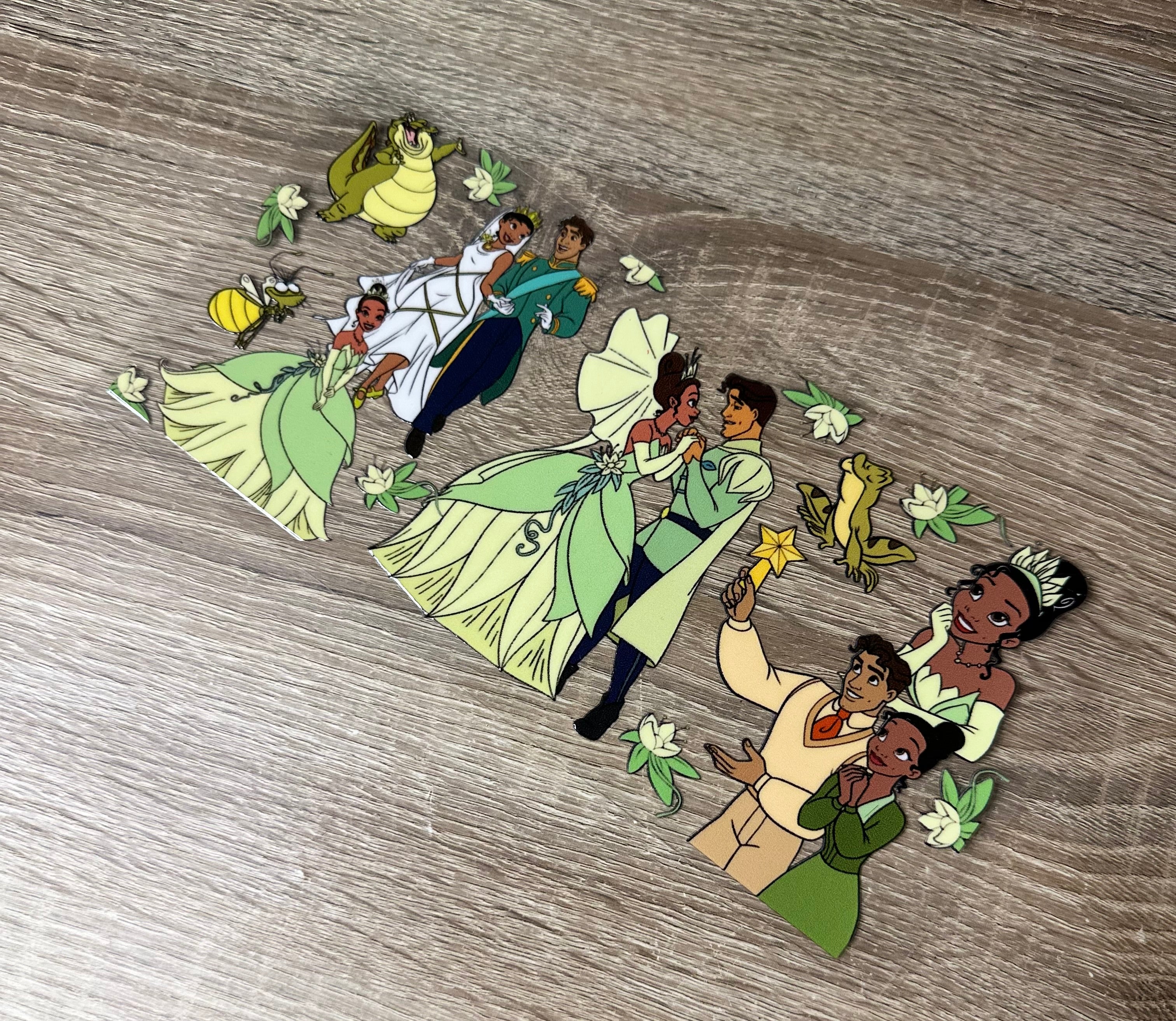 The princess and the frog 16oz Double Sided UVDTF Wrap