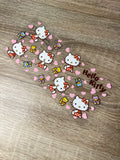 Hello kitty 16oz Double sided UV DTF Wrap