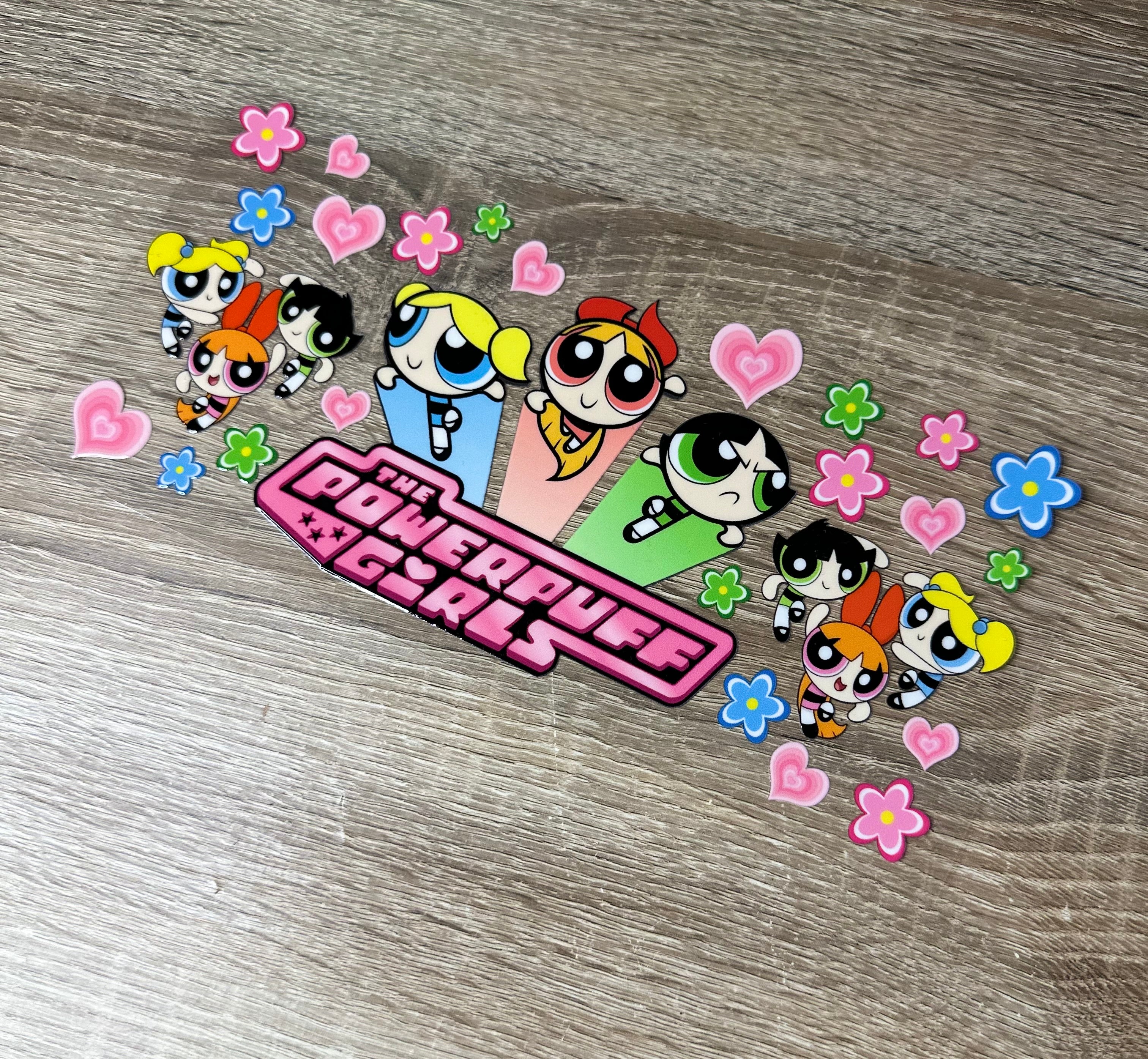 The powerpuff girls 16oz Double Sided UVDTF Wrap