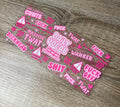 Daily vocab 16oz Double sided UV DTF Wrap