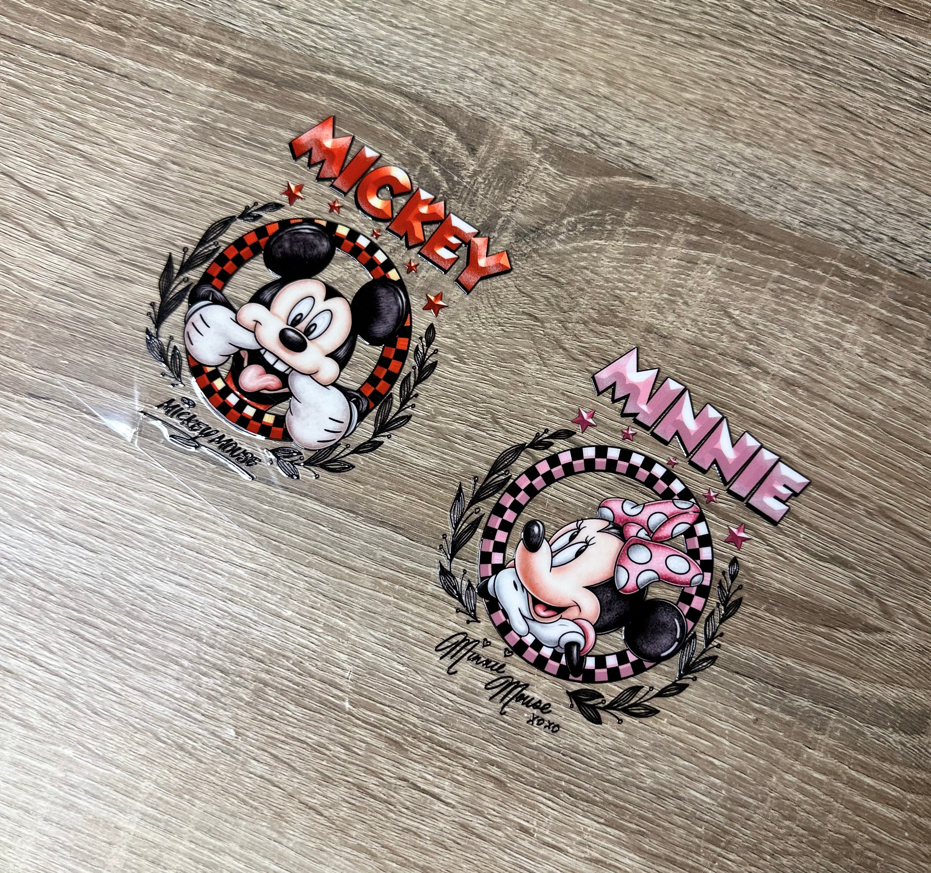 Mickey & Minnie 16oz Double Sided UV DTF Wrap