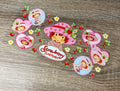 Strawberry shortcake 16oz Double Sided UV DTF Wrap