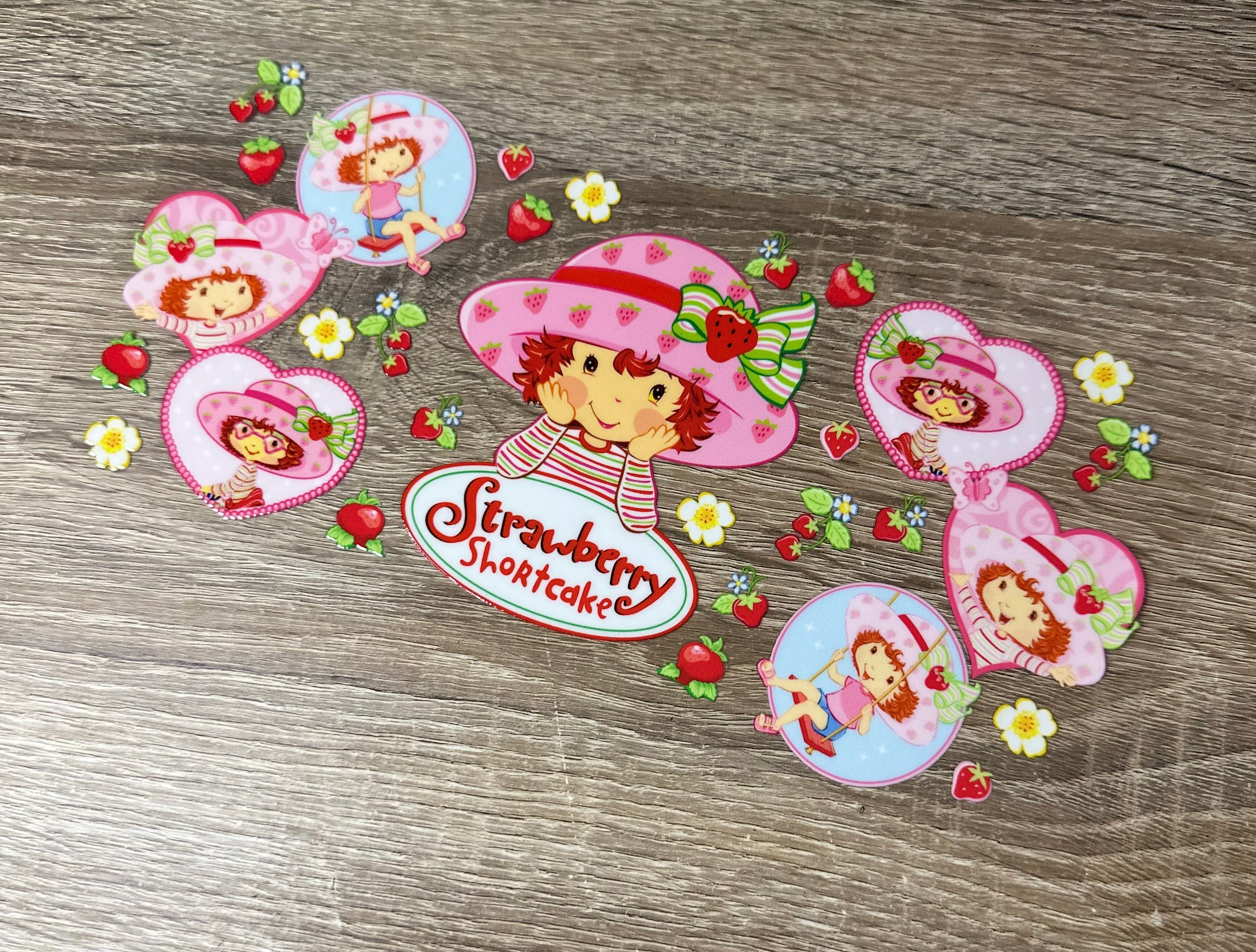 Strawberry shortcake 16oz Double Sided UV DTF Wrap
