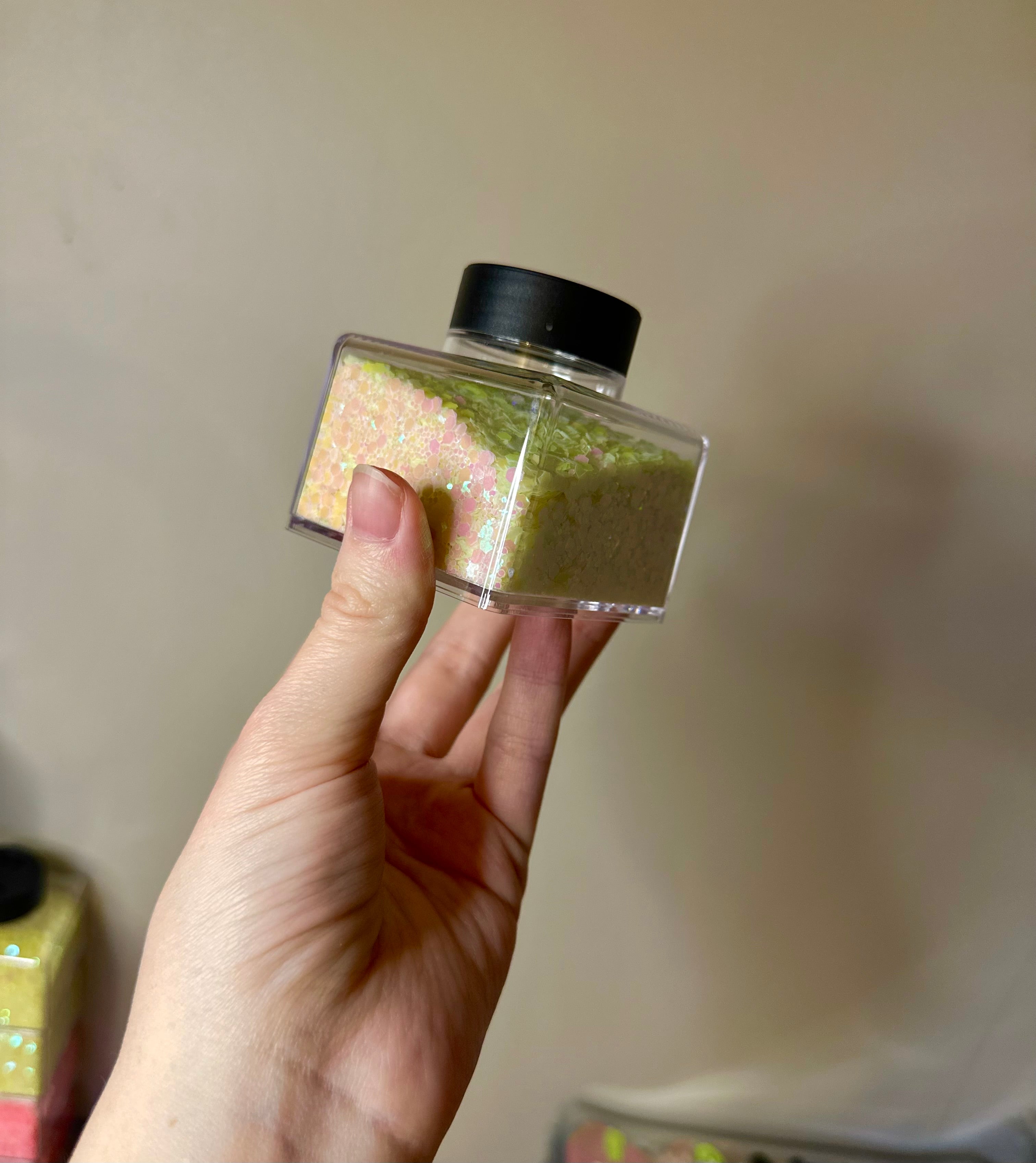Glow In The Dark PET Glitter 50g | Solvent Resistant Glitter for Snow Globe Tumblers