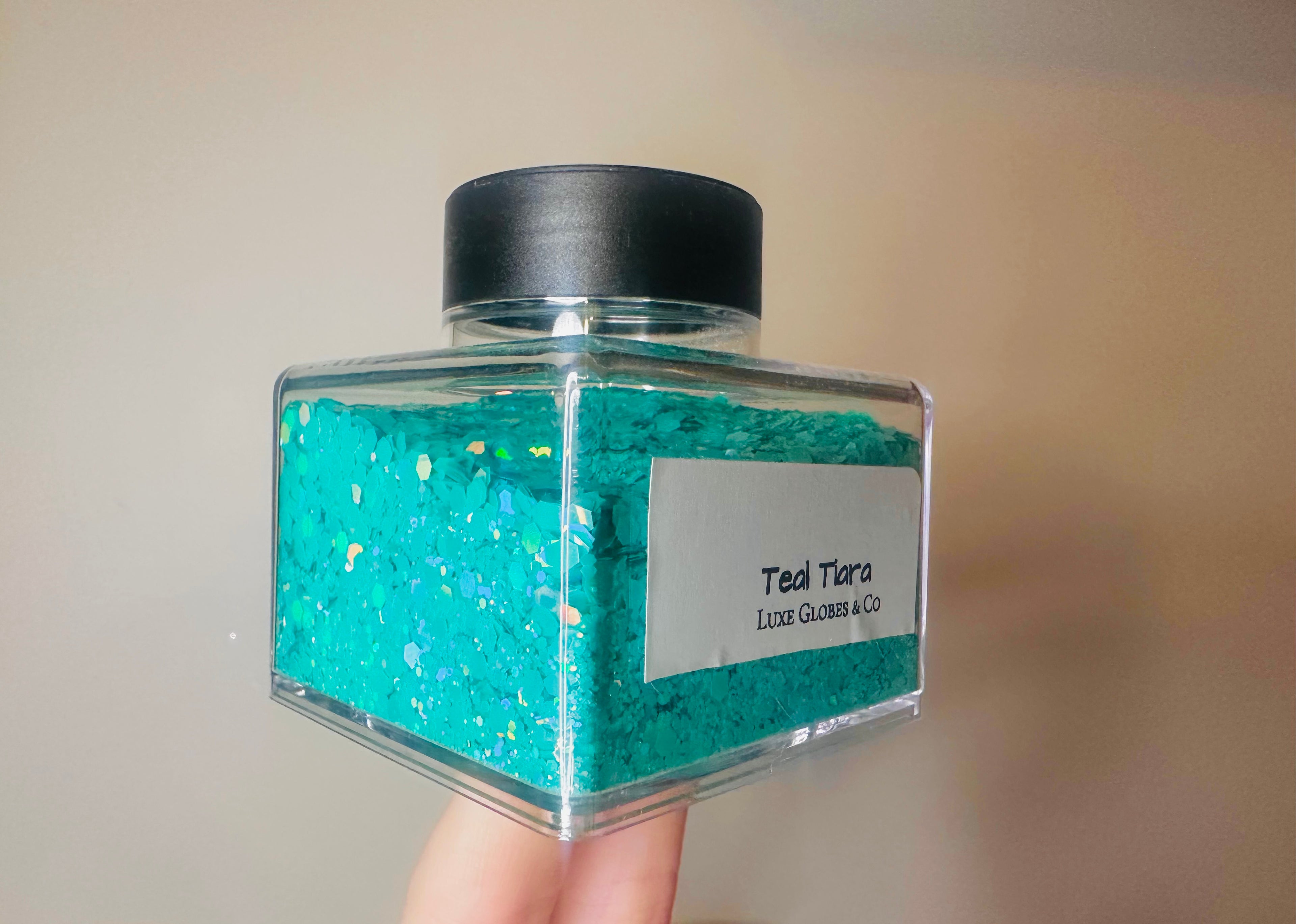 Teal Tiara Chunky Mix PET Glitter 50g