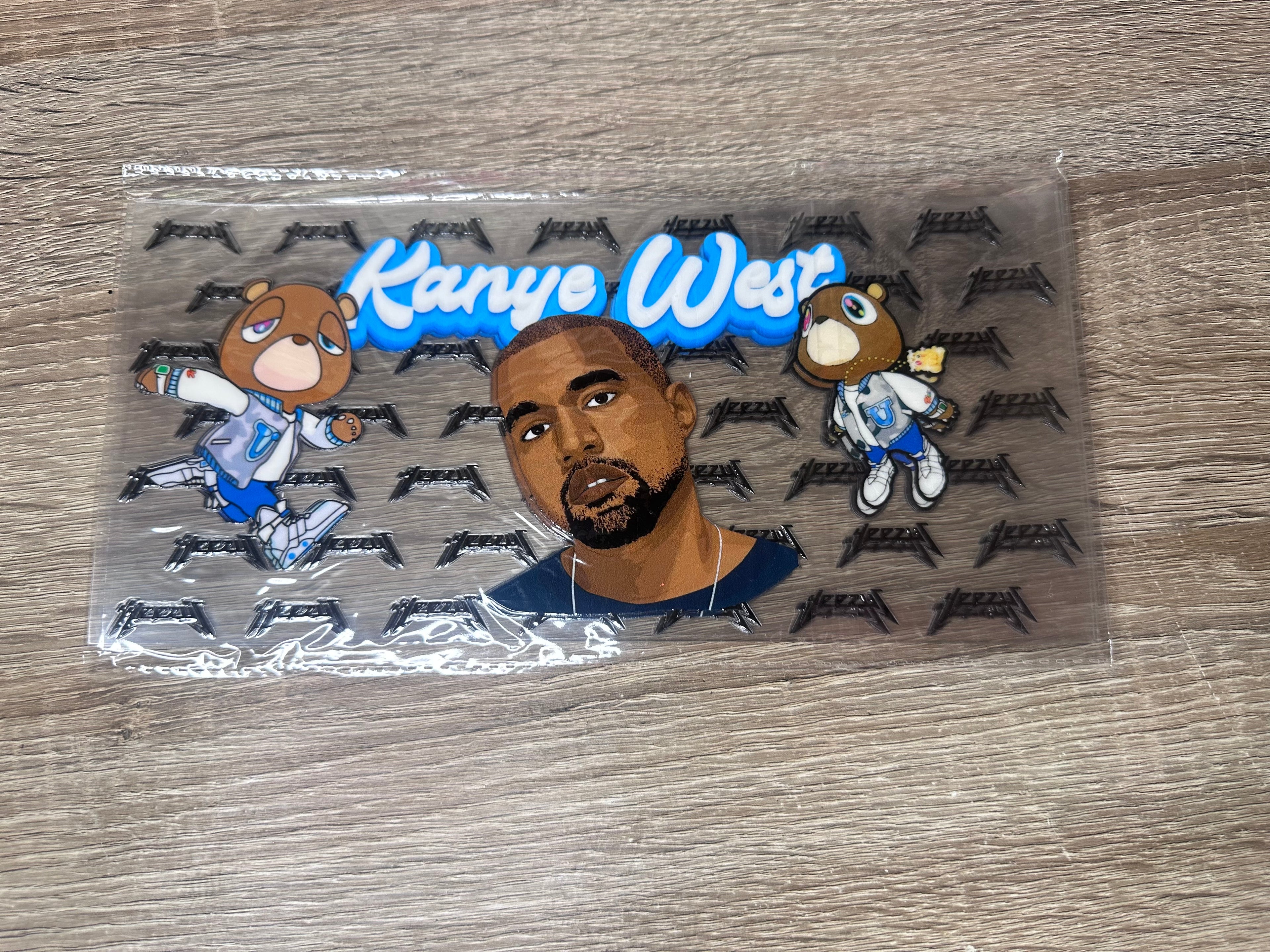 Kanye 16oz Double Sided UVDTF Wrap