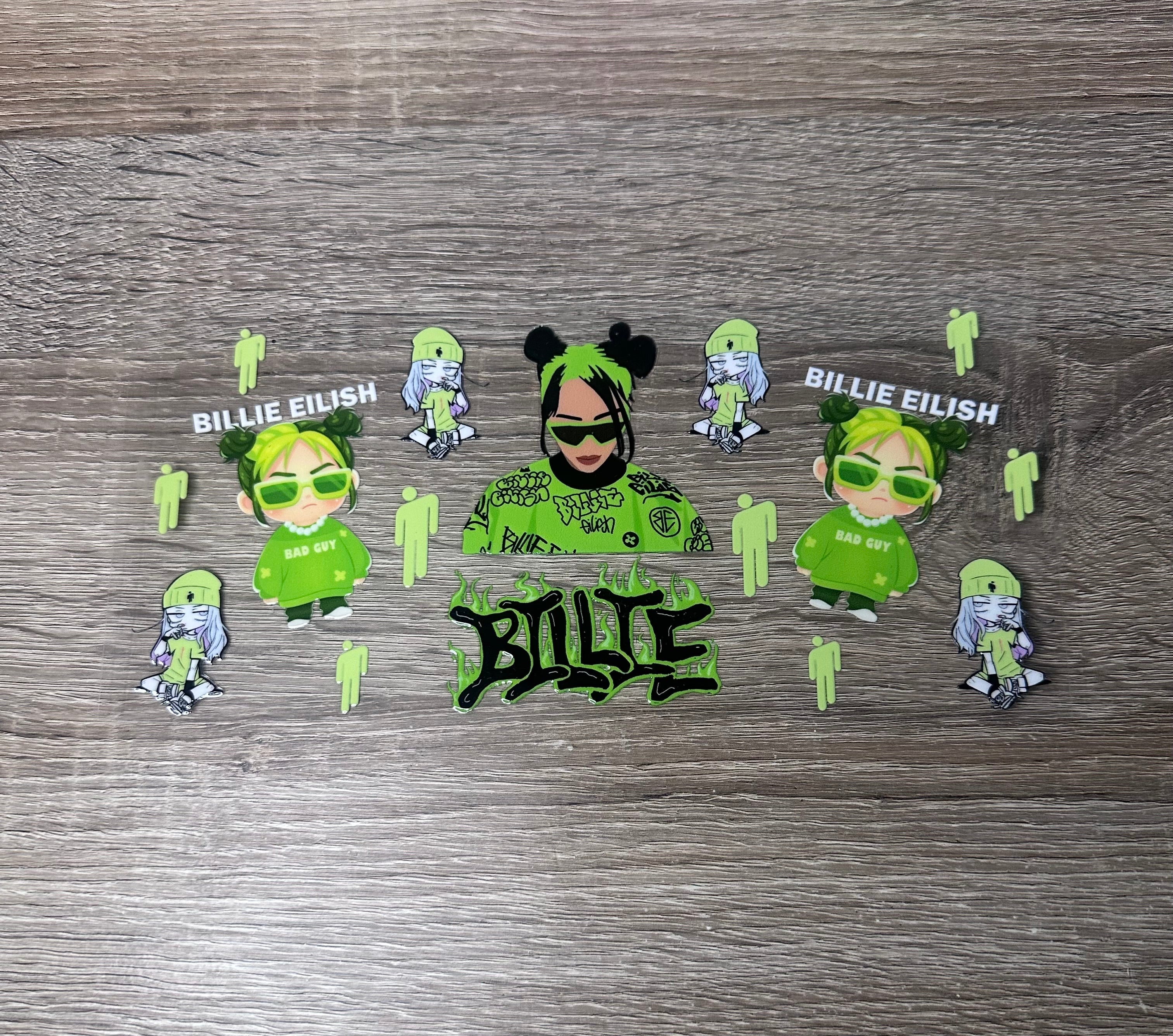 Billie 16oz Double sided UVDTF Wrap
