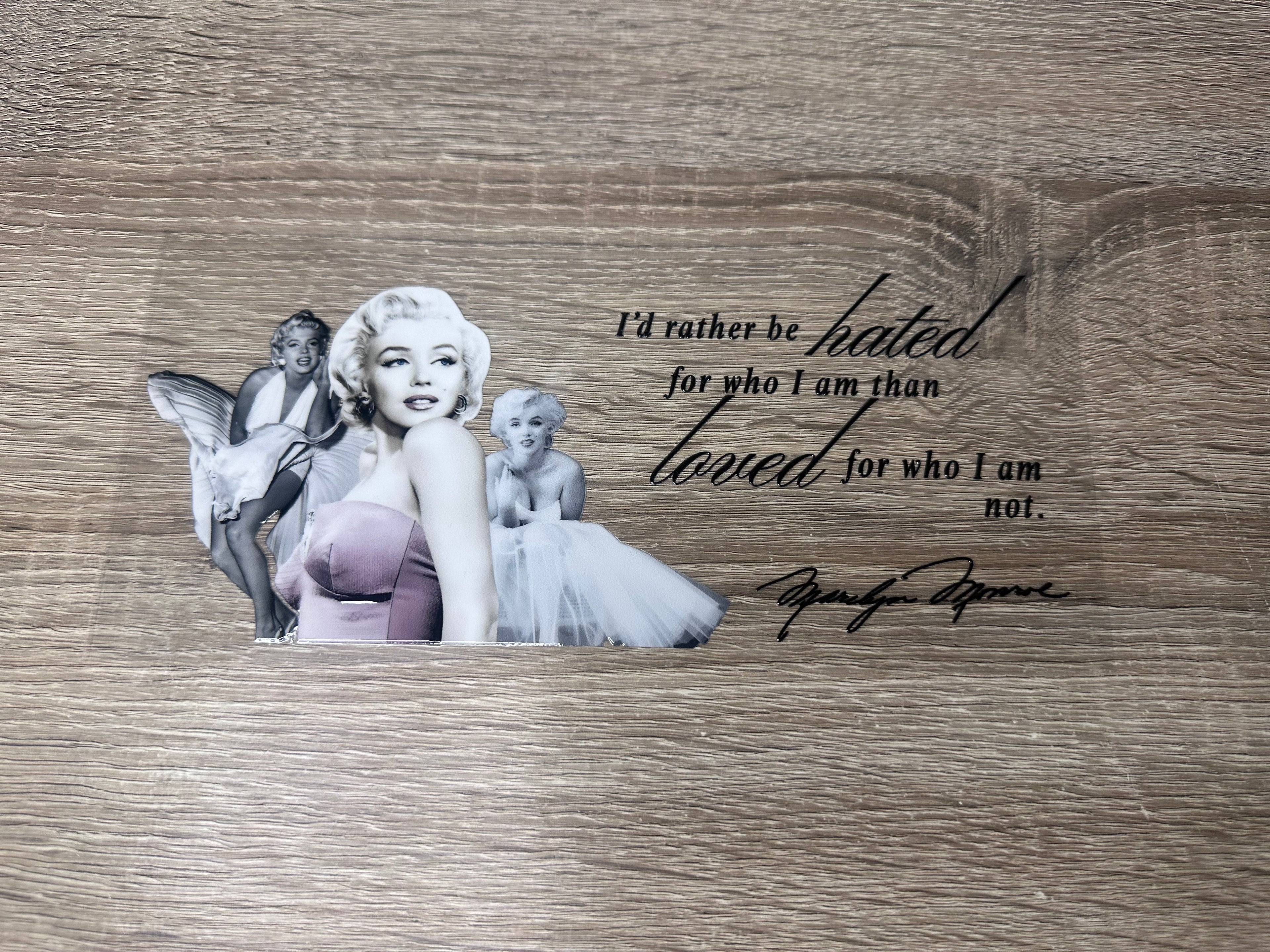 Marilyn 16oz Double sided UV DTF Wrap
